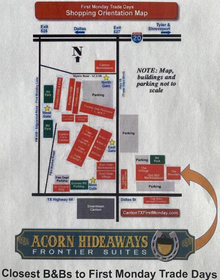 Acorn Hideaways Canton Charming Pioneer Suite 1890'S General Store Buitenkant foto
